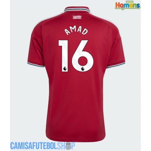 Camisa de time de futebol Manchester United Amad Diallo #16 Replicas 1º Equipamento 2026-27 Manga Curta